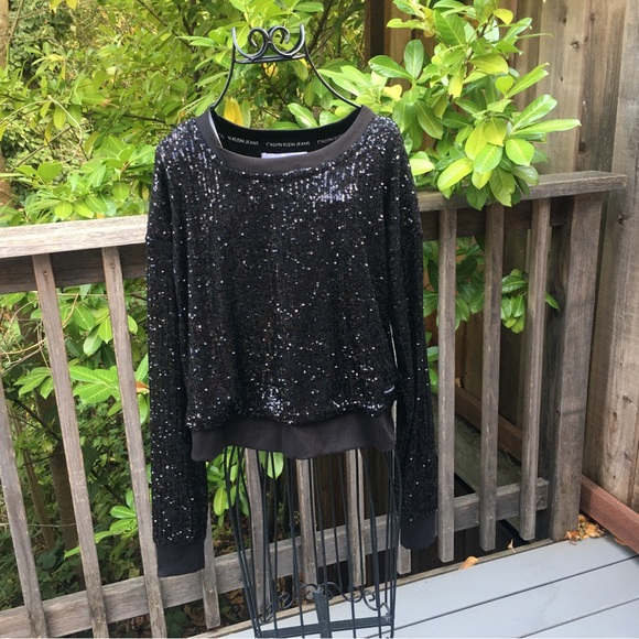 Calvin Klein Tops - Calvin Klein Sequin Top Size XS